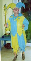 jester, clown, entertainer. medieval
